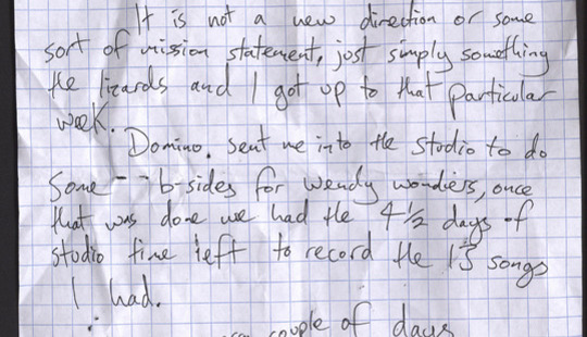 Eugene Handwritten Letter