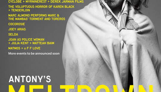 Antony Meltdown 2012 poster