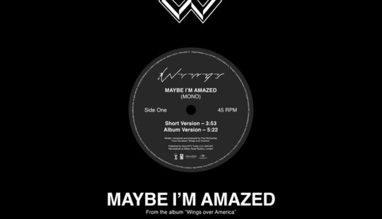 Wings - Maybe I'm Amazed - Record Store Day